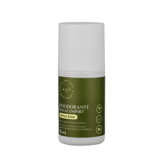 Desodorante Roll-On AUÁ Cítrico Solar 55ml
