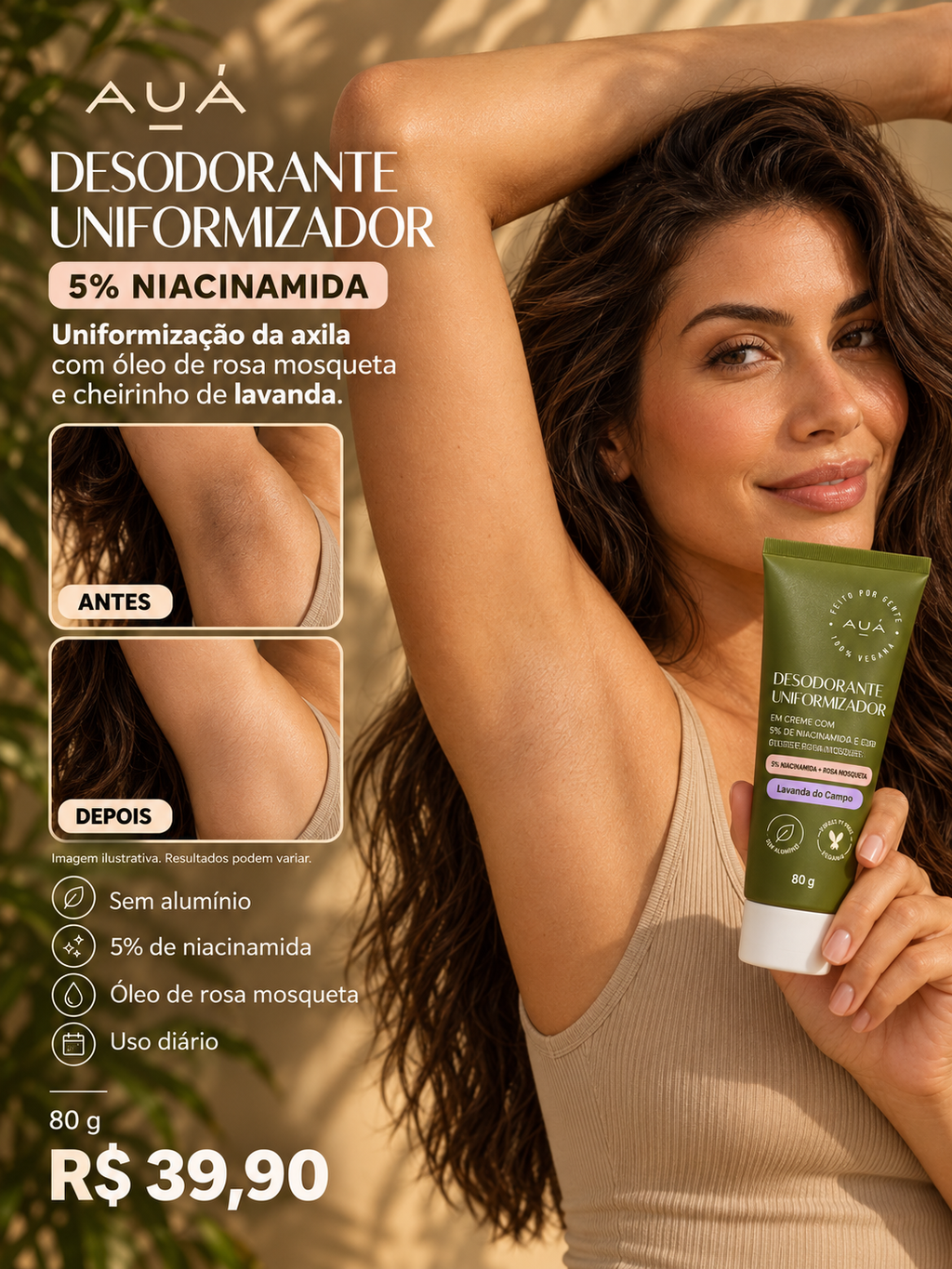 Desodorante Natural Uniformizador