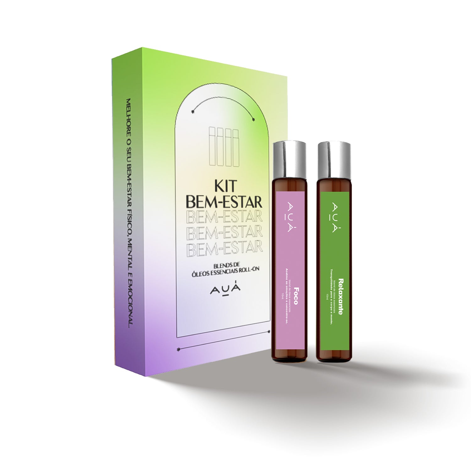 Kit Bem-Estar Foco e Relaxante Roll-on AUÁ