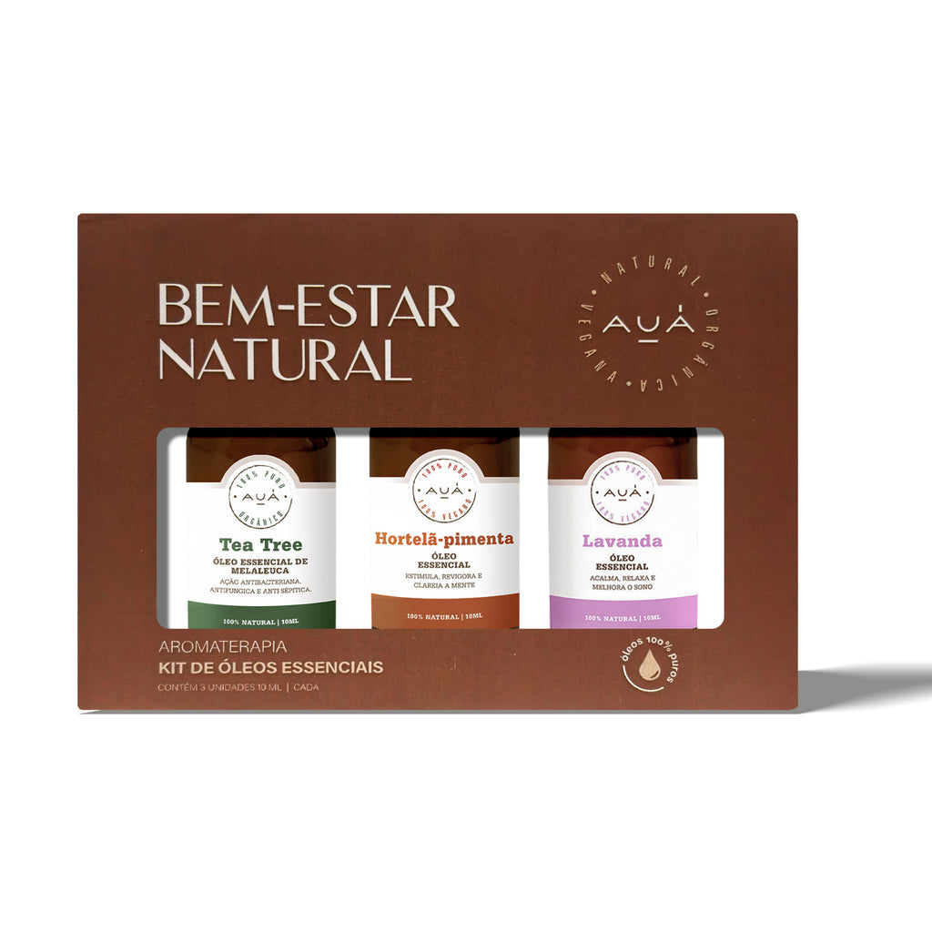 Kit Caixa Aromaterapia 30ml AUÁ