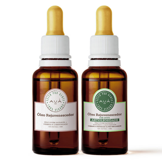 Kit Duo Óleo de Cacay + Óleo Rejuvenescedor Antioleosidade AUÁ