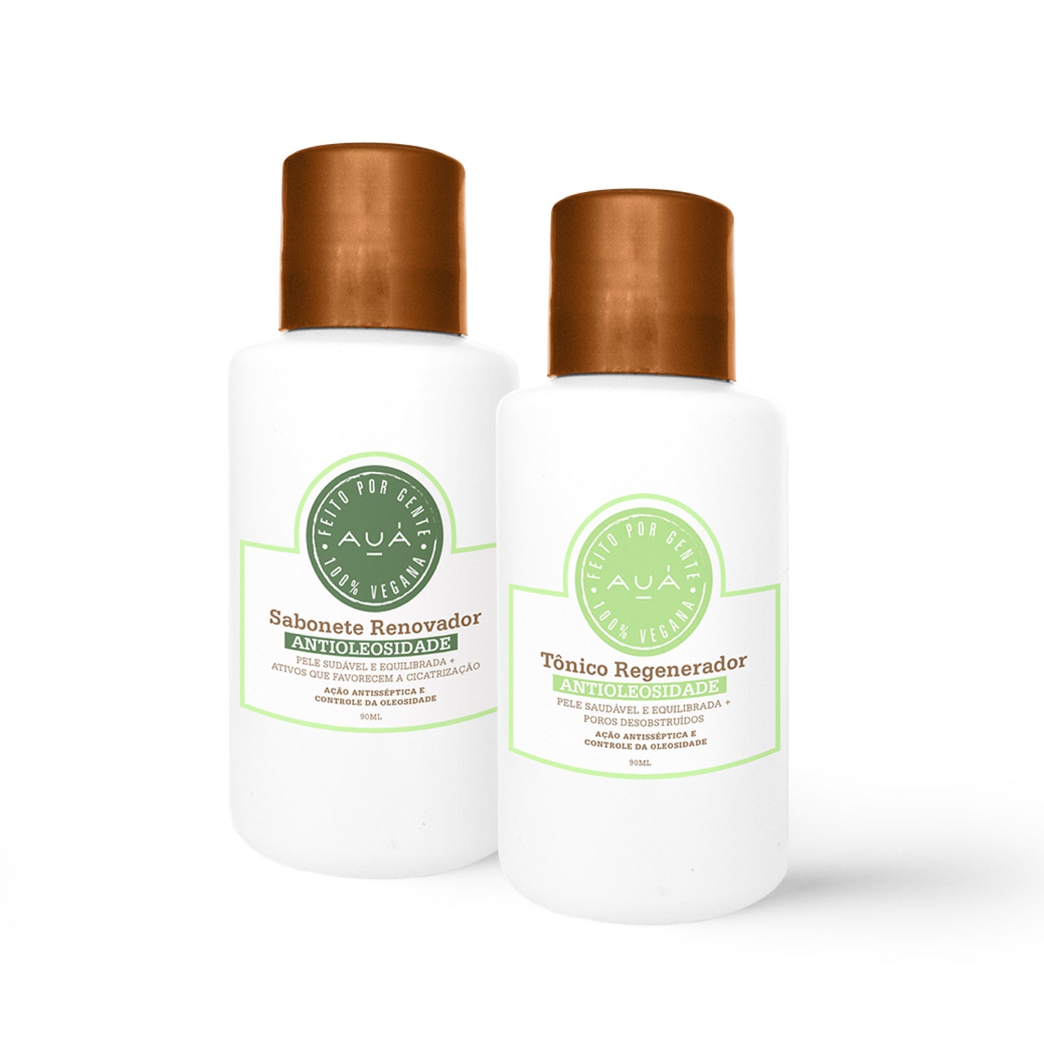 Kit Duo Renovador Antioleosidade 90ml AUÁ