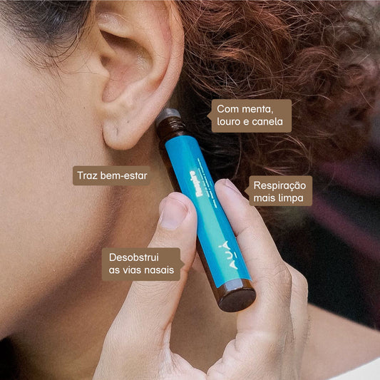 Kit Bem-Estar Respire e Relaxante Roll-on AUÁ
