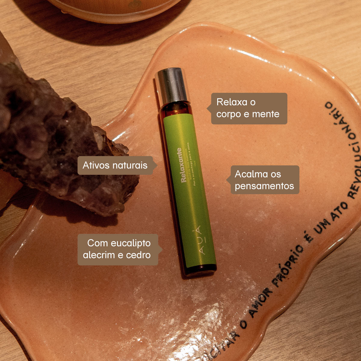 Kit Bem-Estar Respire e Relaxante Roll-on AUÁ