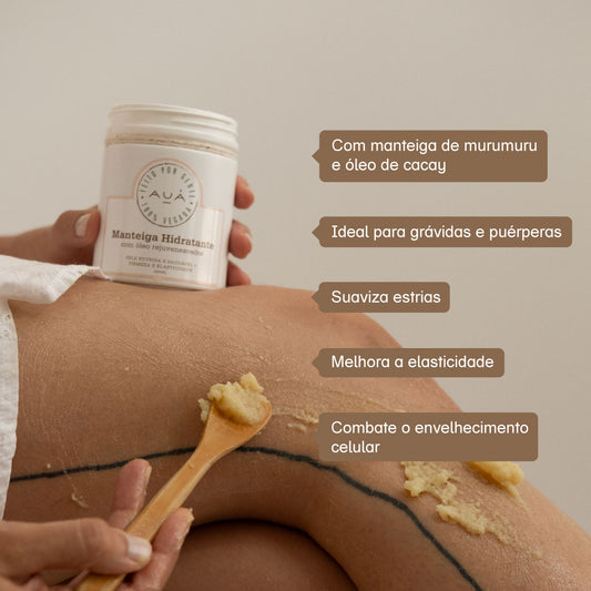 Manteiga Corporal Hidratante Ativo Rejuvenescedor AUÁ 200ml