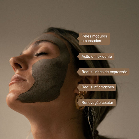 Máscara de Argila Preta Especial Renovação 50g AUÁ