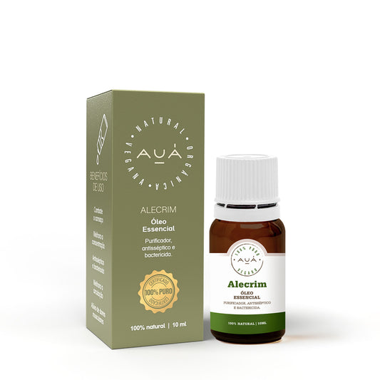 Óleo Essencial Alecrim Estimula e Revitaliza 10ml AUÁ