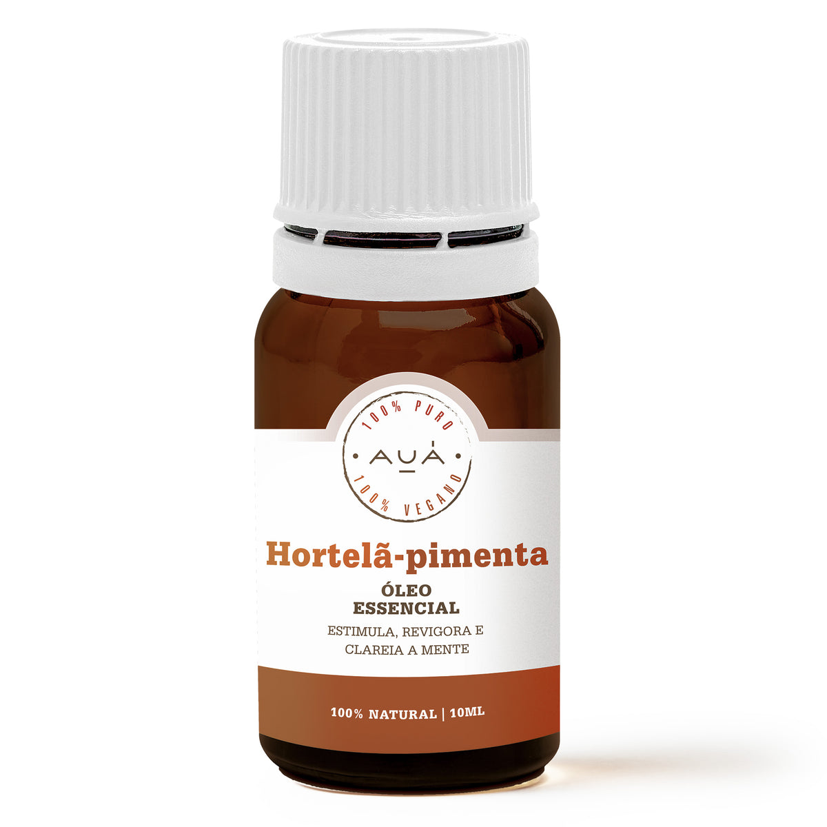 Óleo Essencial Hortelã Pimenta Estímulo e Clareza Mental 10ml AUÁ