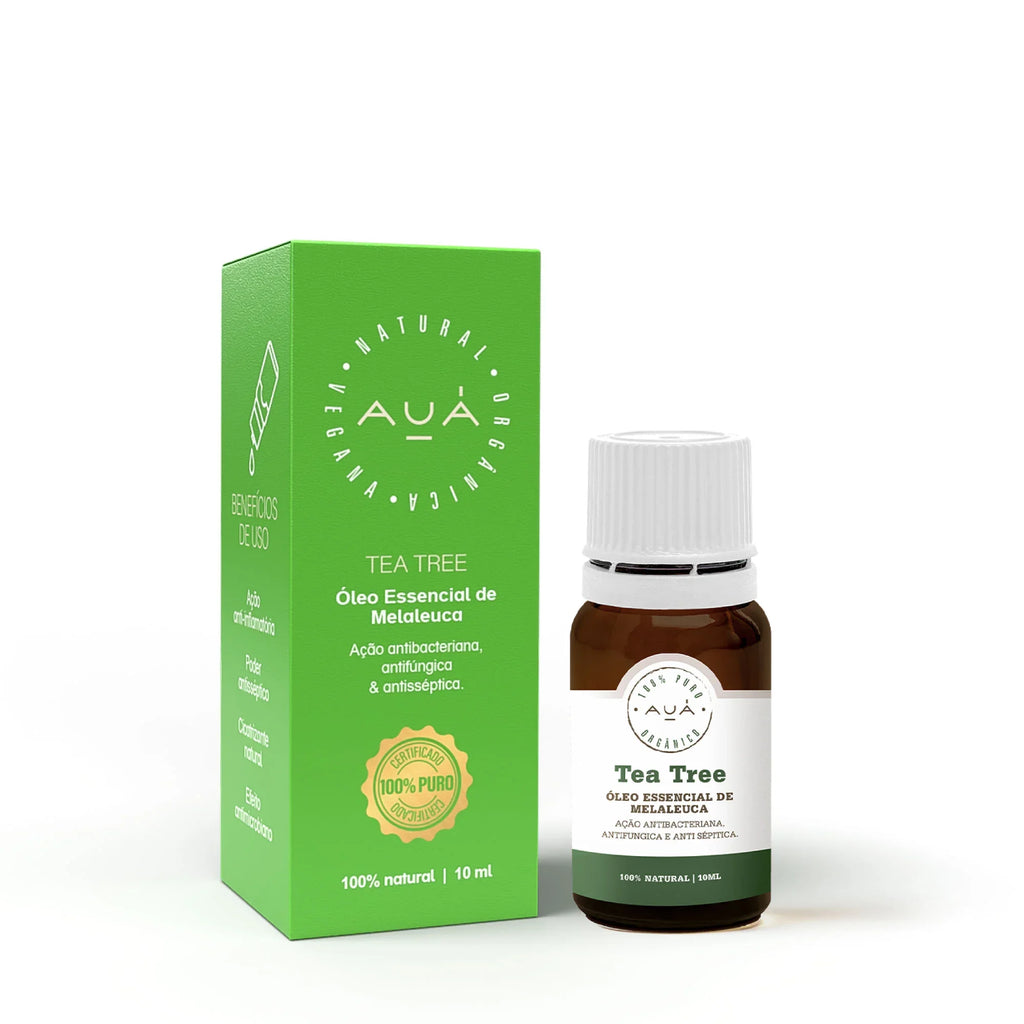 Óleo Essencial Tea Tree Limpeza e Bem-estar 10ml AUÁ