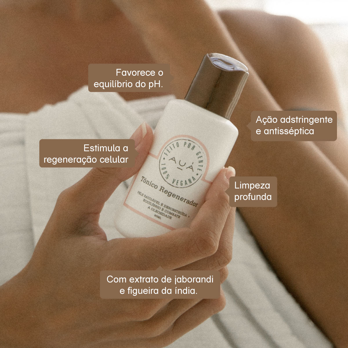 Tônico Regenerador 90ml AUÁ NATURAL